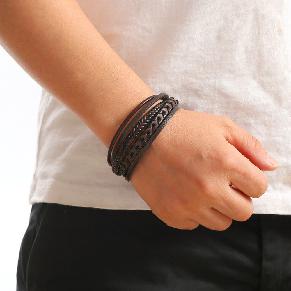 Bjorn |  Läderarmband