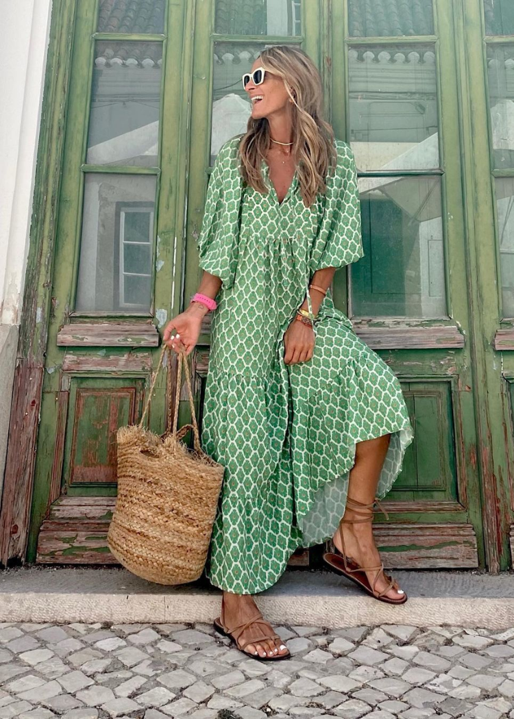 Sharice | Midi Zomerjurk