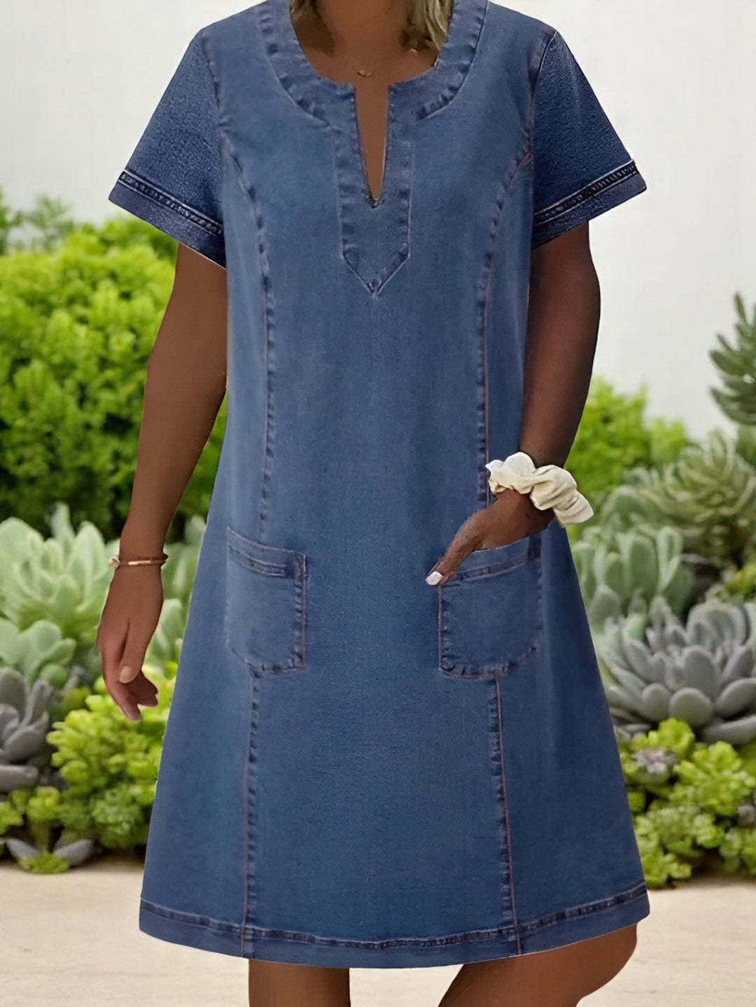 Julia | Denim Midi-Jurk